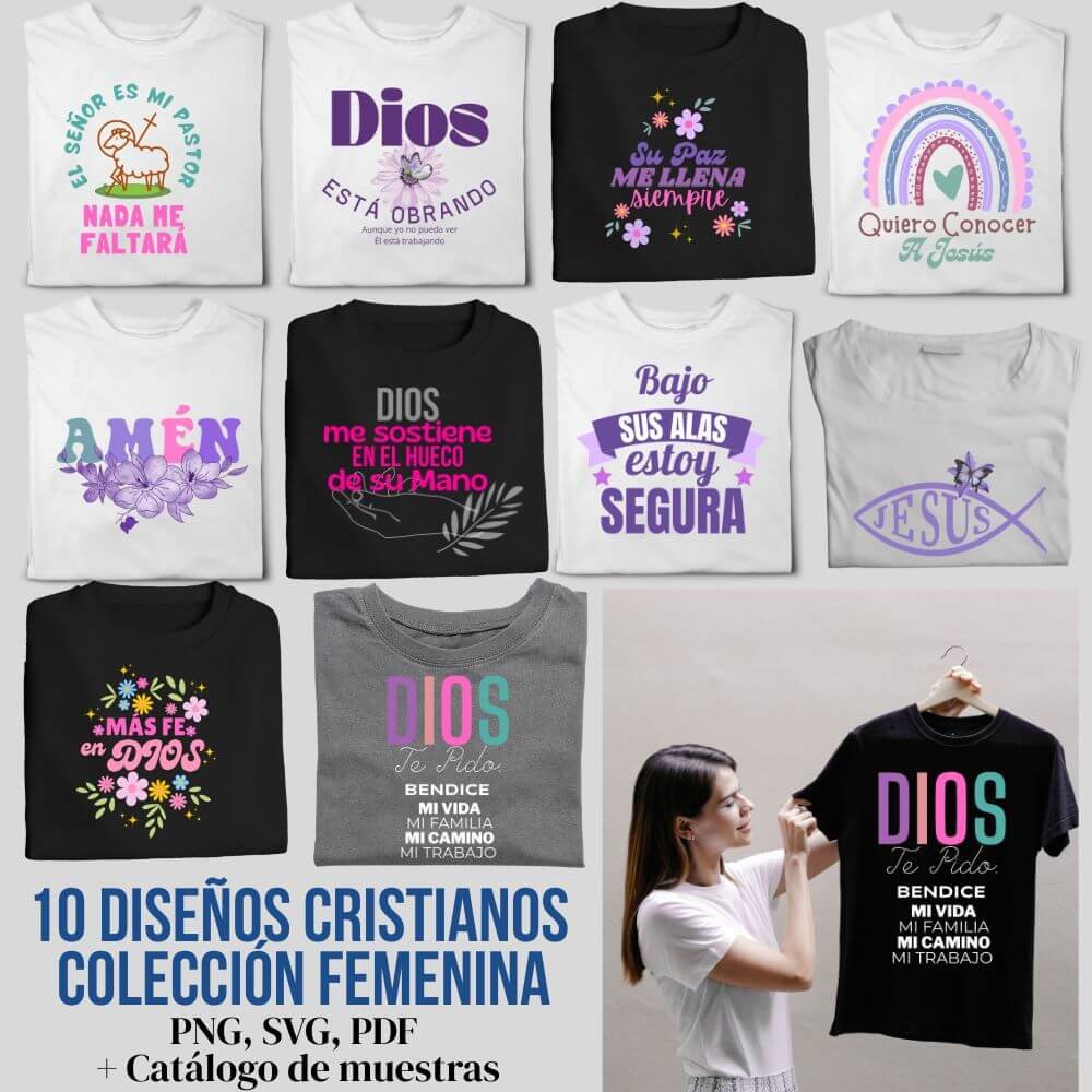 10 Diseños Cristianos - Colección Femenina