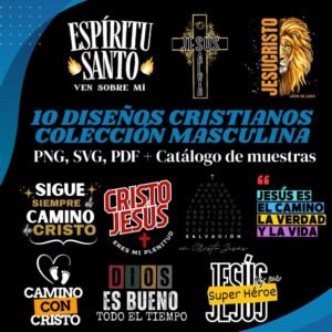 10 Diseños Cristianos - Colección Masculina