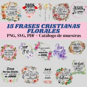15 Frases Cristianas Florales