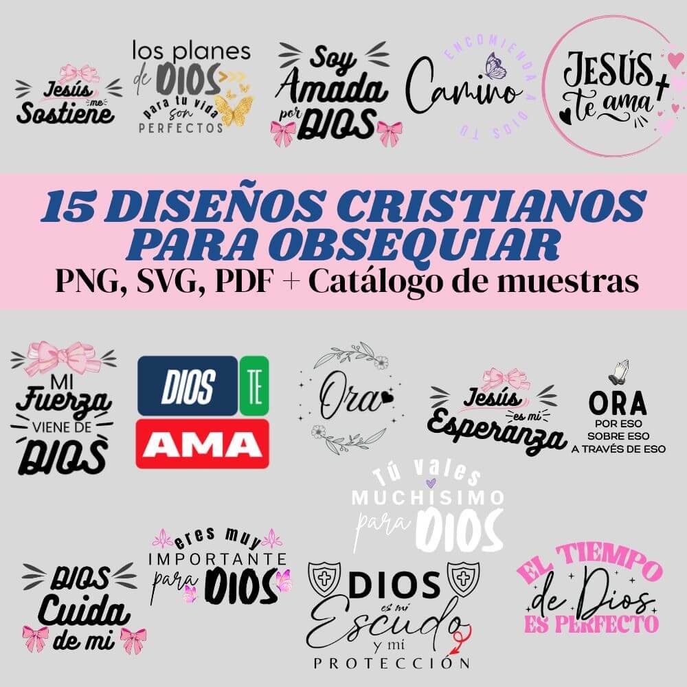 15 diseños cristianos para obsequiar 15 Diseños Cristianos para Obsequiar