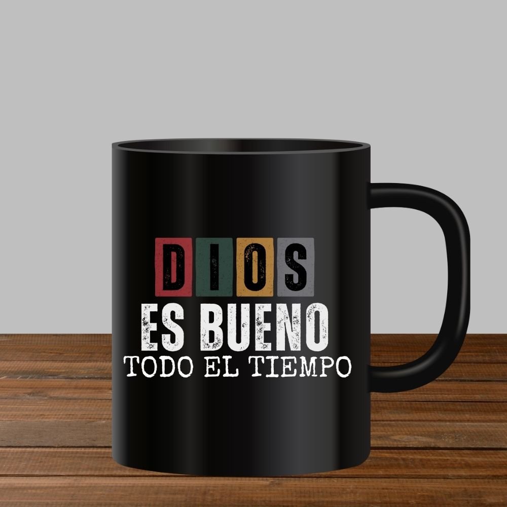 DIOS ES BUENO TODO EL TIEMPO 5 Diseños de Fe para sublimación