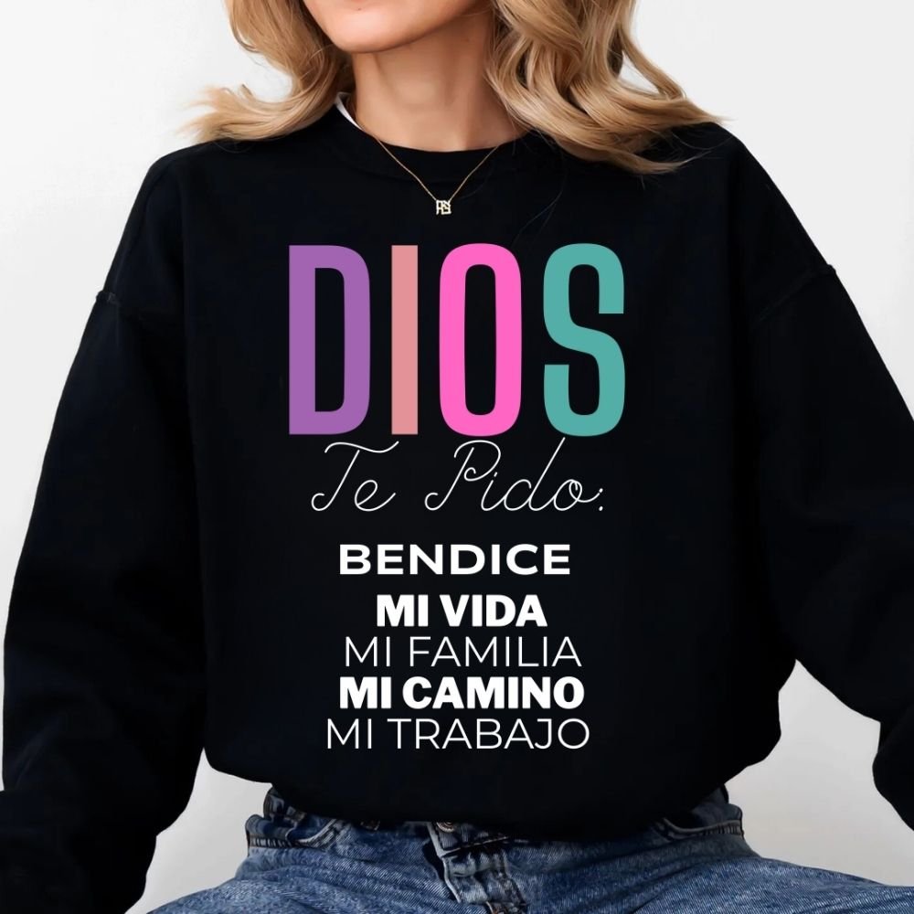 DIOS TE PIDO 1 Diseño de Fe Cristiano para Sublimación