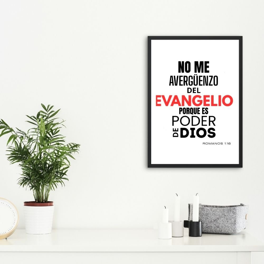 NO ME AVERGUENZO 6 Diseños Bíblicos para subliminar