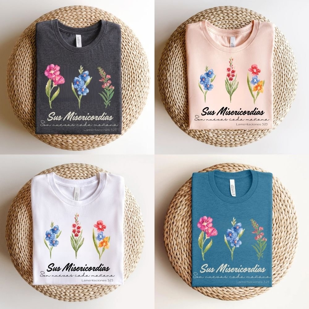 SUS MISERICORDIAS SON NUEVAS 1 Diseño de Fe para Sublimación