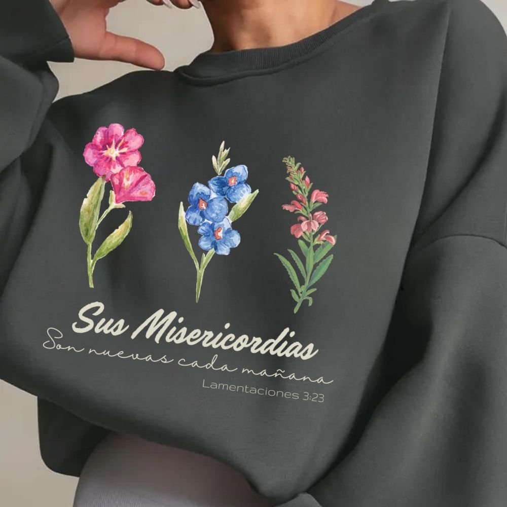SUS MISERICORDIAS SON NUEVAS 4 Diseño de Fe para Sublimación