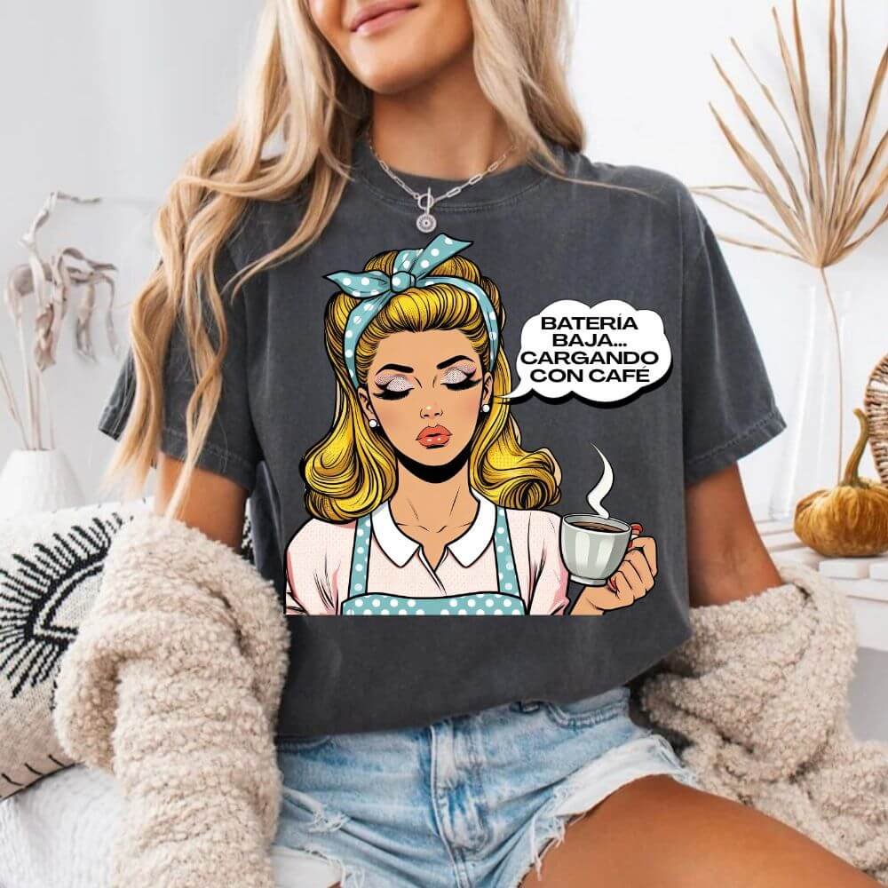 Batería Baja Cargando con Café